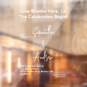 Autocollant Pour Fenêtre Hearts White Weddings Celebrating Love Romance (Feuille 2)