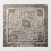 Autocollant Pour Fenêtre Hemet Maze Pierre Thunder_Cove  (Feuille)