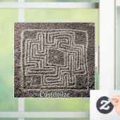 Autocollant Pour Fenêtre Hemet Maze Pierre Thunder_Cove  (Maison)