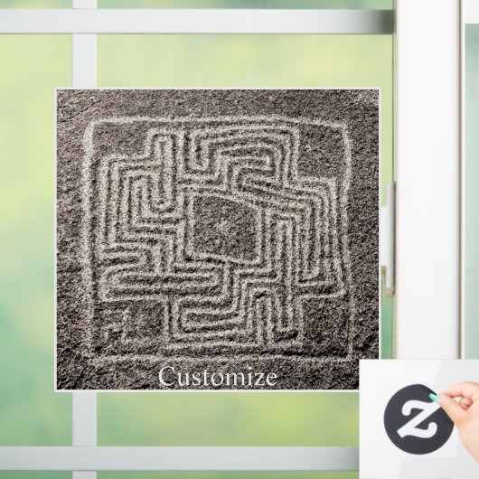 Autocollant Pour Fenêtre Hemet Maze Pierre Thunder_Cove (Maison)
