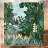 Autocollant Pour Fenêtre Henri Rousseau - La jungle équatoriale (Feuille 2)