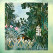 Autocollant Pour Fenêtre Henri Rousseau - La jungle équatoriale (Feuille 3)