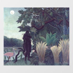 Autocollant Pour Fenêtre Henri Rousseau - Le Charmeur Des Serpents