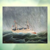 Autocollant Pour Fenêtre Henri Rousseau - Le navire dans la tempête (Feuille 3)