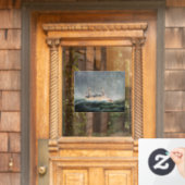 Autocollant Pour Fenêtre Henri Rousseau - Le navire dans la tempête (Porte d'accueil)