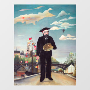 Autocollant Pour Fenêtre Henri Rousseau - Moi Portrait-Paysage