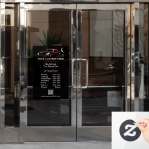 Autocollant Pour Fenêtre Heures de peinture de carrosserie automobile profe