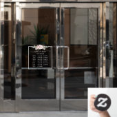 Autocollant Pour Fenêtre Heures d'ouverture de PixDezines Welcome (Porte de bureau)