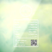 Autocollant Pour Fenêtre Heures d'ouverture Décale Heures de bureau (Feuille 3)