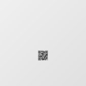Autocollant Pour Fenêtre Heures d'ouverture d'entreprise Code QR minimalist (Feuille)