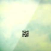 Autocollant Pour Fenêtre Heures d'ouverture d'entreprise Code QR minimalist (Feuille 3)