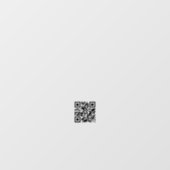 Autocollant Pour Fenêtre Heures d'ouverture d'entreprise Code QR minimalist (Feuille)