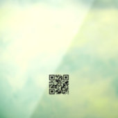 Autocollant Pour Fenêtre Heures d'ouverture d'entreprise Code QR minimalist (Feuille 3)