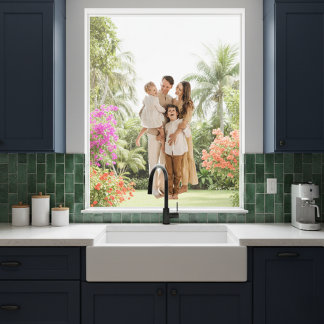 Autocollant Pour Fenêtre Histoires de famille : Fenêtre photo personnalisée