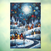 Autocollant Pour Fenêtre Hiver Wonderland Fenêtre Classer (Feuille 3)