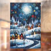 Autocollant Pour Fenêtre Hiver Wonderland Fenêtre Classer (Feuille 2)