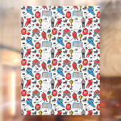 Autocollant Pour Fenêtre Hockey Referee Player Ice Skating Rink Sports Shop (Feuille 2)