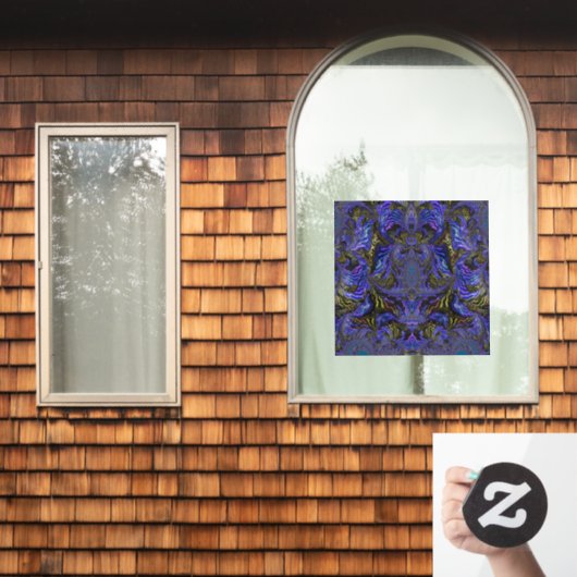 Autocollant Pour Fenêtre Holographique Papillon ailes Fractal Suncatcher (Fenêtre d'accueil)