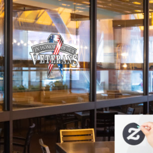 Autocollant Pour Fenêtre Honorer les anciens combattants