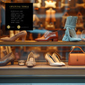 Autocollant Pour Fenêtre Horaires d'ouverture Heures d'ouverture de l'entre