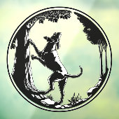 Autocollant Pour Fenêtre Hound Dog Decal Chasse Chien Art Fenêtre Classer (Feuille 3)