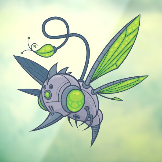 AUTOCOLLANT POUR FENÊTRE HUMM-BUZZ (Feuille 3)