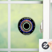 Autocollant Pour Fenêtre I Corps "Le Corps des Etats-Unis" (Maison)