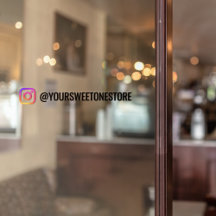 Icône des médias sociaux & Votre nom Instagram