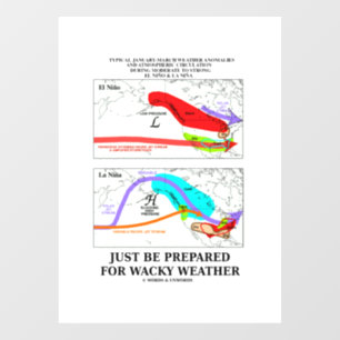 Autocollant Pour Fenêtre Il Suffit De Se Préparer À Un Météo Merveilleux El
