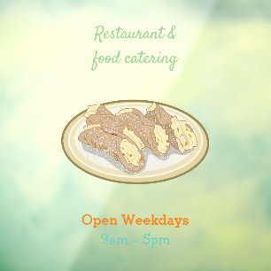 Autocollant Pour Fenêtre Illustration de Cannoli