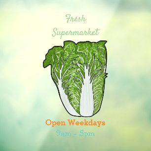 Autocollant Pour Fenêtre Illustration de chou chinois