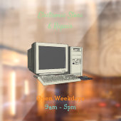 Autocollant Pour Fenêtre Illustration de dessin sur ordinateur (Feuille 2)