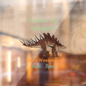 Autocollant Pour Fenêtre Illustration de Kentrosaurus (Feuille 2)