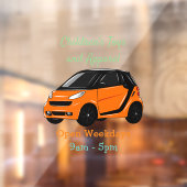 Autocollant Pour Fenêtre Illustration de micro-voiture (Feuille 2)