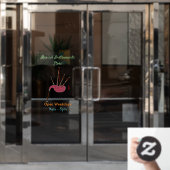 Autocollant Pour Fenêtre Illustration de pipes (Porte de bureau)