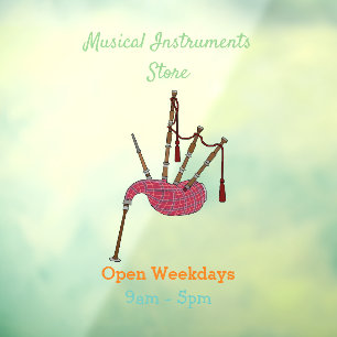 Autocollant Pour Fenêtre Illustration de pipes