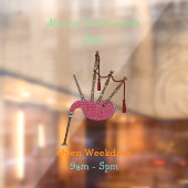 Autocollant Pour Fenêtre Illustration de pipes (Feuille 2)