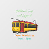 Autocollant Pour Fenêtre Illustration du chariot Mata (Feuille)