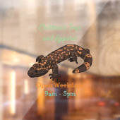 Autocollant Pour Fenêtre Illustration du monstre Gila (Feuille 2)