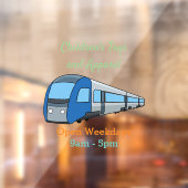 Autocollant Pour Fenêtre Illustration d'un train électrique (Feuille 2)