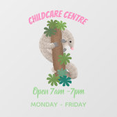 Autocollant Pour Fenêtre Illustration d'une anteure de pangolin mignonne (Feuille)