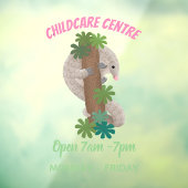 Autocollant Pour Fenêtre Illustration d'une anteure de pangolin mignonne (Feuille 3)