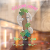 Autocollant Pour Fenêtre Illustration d'une anteure de pangolin mignonne (Feuille 2)