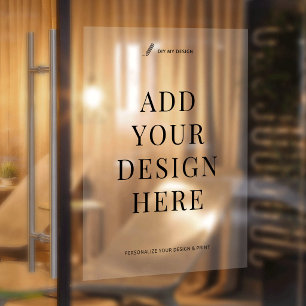 Autocollant Pour Fenêtre Impression personnalisée de film adhésif pour fenê