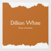 Autocollant Pour Fenêtre Impression texturée gris marron (Feuille)
