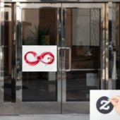 Autocollant Pour Fenêtre Infinity (Porte de bureau)