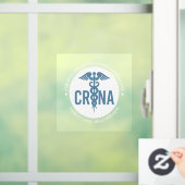 Autocollant Pour Fenêtre Infirmière anesthésiste certifiée CRNA personnalis (Maison)