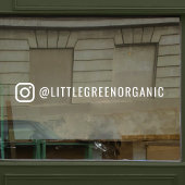 Autocollant pour fenêtre Instagram | Autocollant a