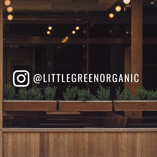 Autocollant pour fenêtre Instagram | Autocollant a