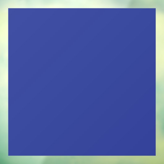 Autocollant Pour Fenêtre Invitation de mariage minimale en bleu profond (Feuille 3)